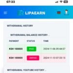 LipaEarn – LipaEarn Withdrawal History